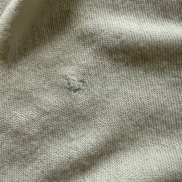 Christian Dior Mens Large Vintage Ivory Button-Up Cardigan Sweater Acrylic Blend - Picture 6 of 8